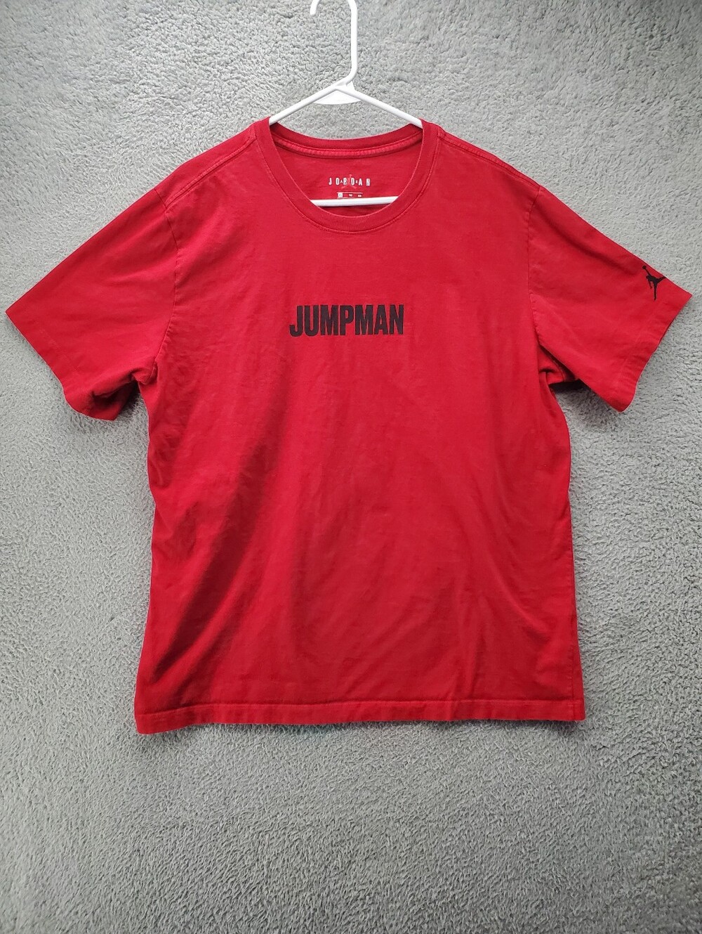 Nike Air Jordan Mens Jumpman T Shirt Red Black XL